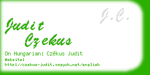 judit czekus business card